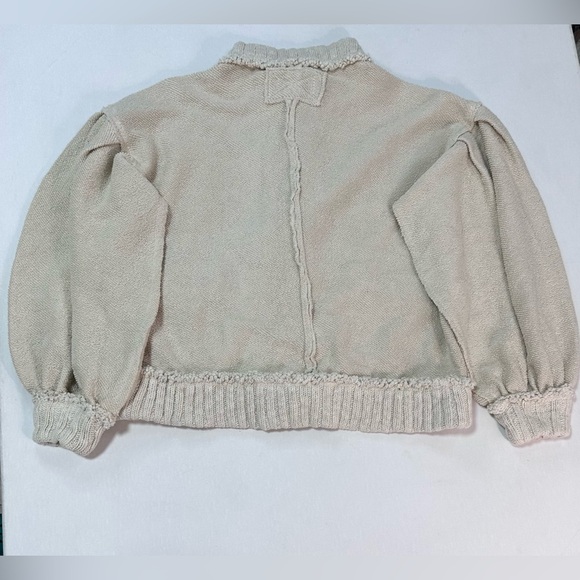 FREE PEOPLE We The Free Cute In This Cardigan Womens Size Small Ivory Chunky NWT - Picture 9 of 16